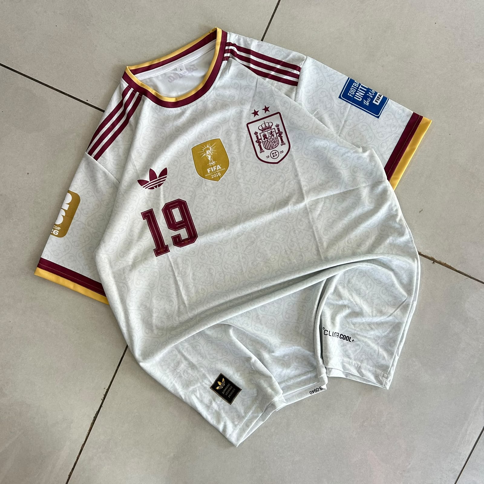 SPAIN 2026 WORLD CUP 2 STAR AWAY JERSEY PREMIUM LAMINE YAMAL