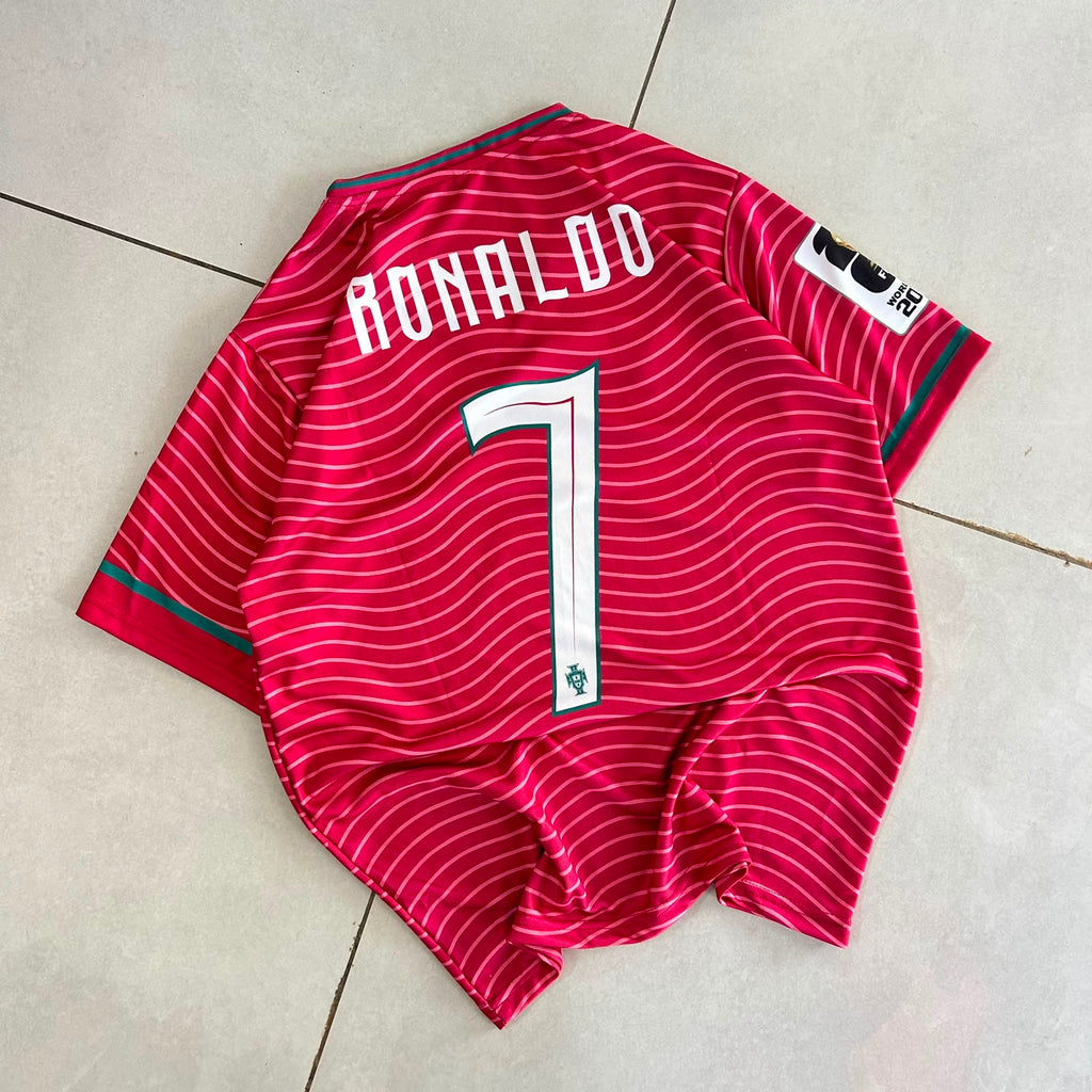 PORTUGAL 2026 HOME JERSEY EMBROIDERY PREMIUM RONALDO