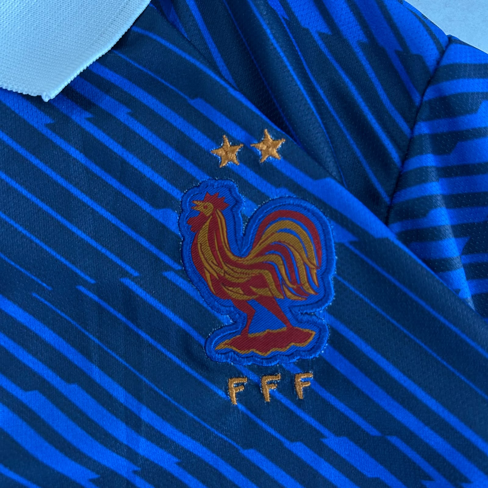 FRANCE 2026 WORLD CUP HOME JERSEY COLLAR SIGNATURE EMBROIDERY MBAPPE