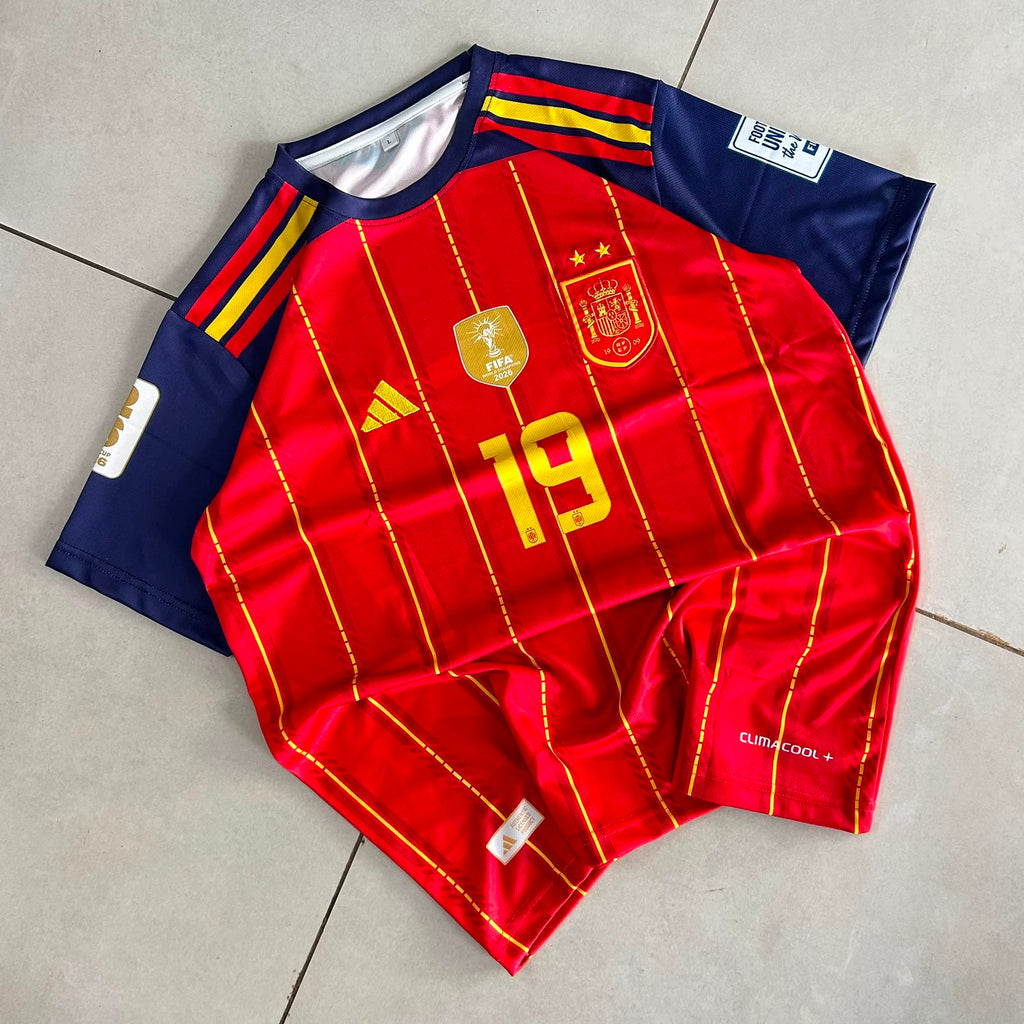 SPAIN 2026 HOME JERSEY 2 STAR PREMIUM EMBROIDERY LAMINE YAMAL