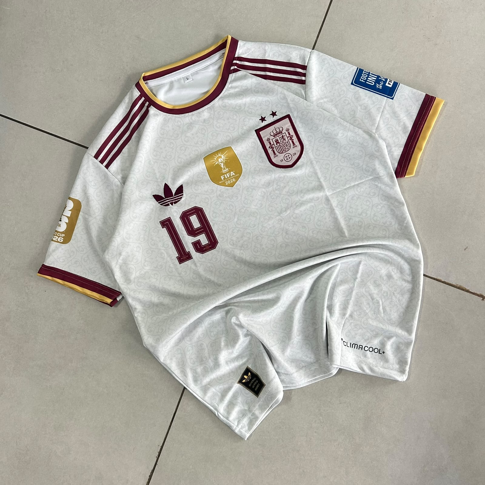 SPAIN 2026 WORLD CUP 2 STAR AWAY JERSEY PREMIUM EMBROIDERY LAMINE YAMAL