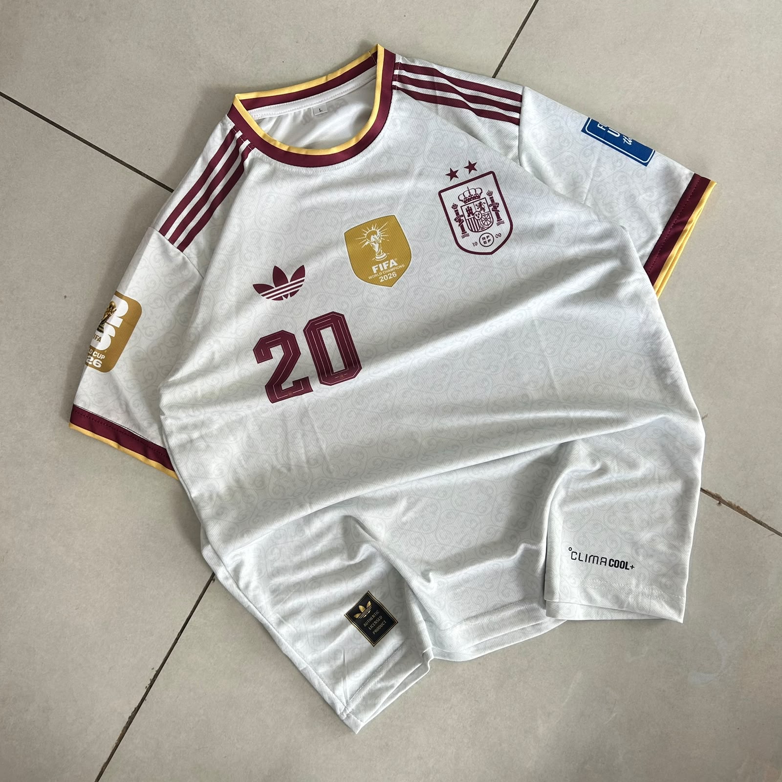 SPAIN 2026 WORLD CUP 2 STAR AWAY JERSEY PREMIUM PEDRI