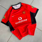 MANCHESTER UNITED 2002 - 2004 RETRO HOME JERSEY EMBROIDERY BECKHAM