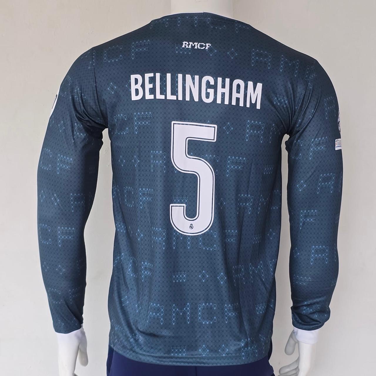REAL MADRID 2026 - 2027 AWAY JERSEY FULL SLEEVE EMBROIDERY BELLINGHAM
